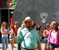 Matthew Baker at the African Burial National Monument
