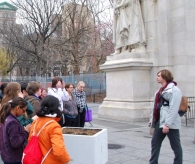 Washington Square Arch and Tour Guide Max Applebaum