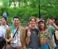 Levy Tour Guides with Gary, the Mayor of Strawberry Fields