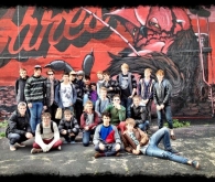 Aussie lads & Matt by Bushwick Street Art