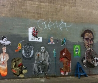 Outside the Factory Fresh Gallery, Bushwick