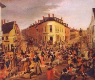 The Five Points watercolor, By George Catlin, 1827