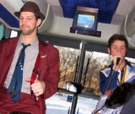 Tour guides Gideon and Matt Levy in NYC