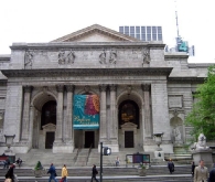 One of America's most beautiful interiors, the Beaux-Arts NY Public Library.
